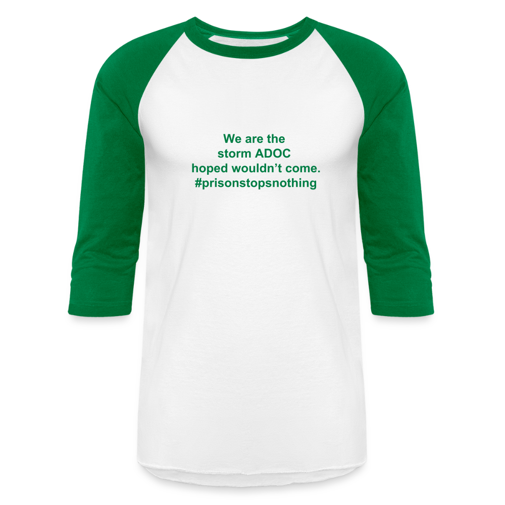 Baseball T-Shirt - white/kelly green